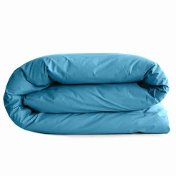 Housse de couette 140 x 200 cm "Prémium" pour lit 1 place - Prémium Cyan
