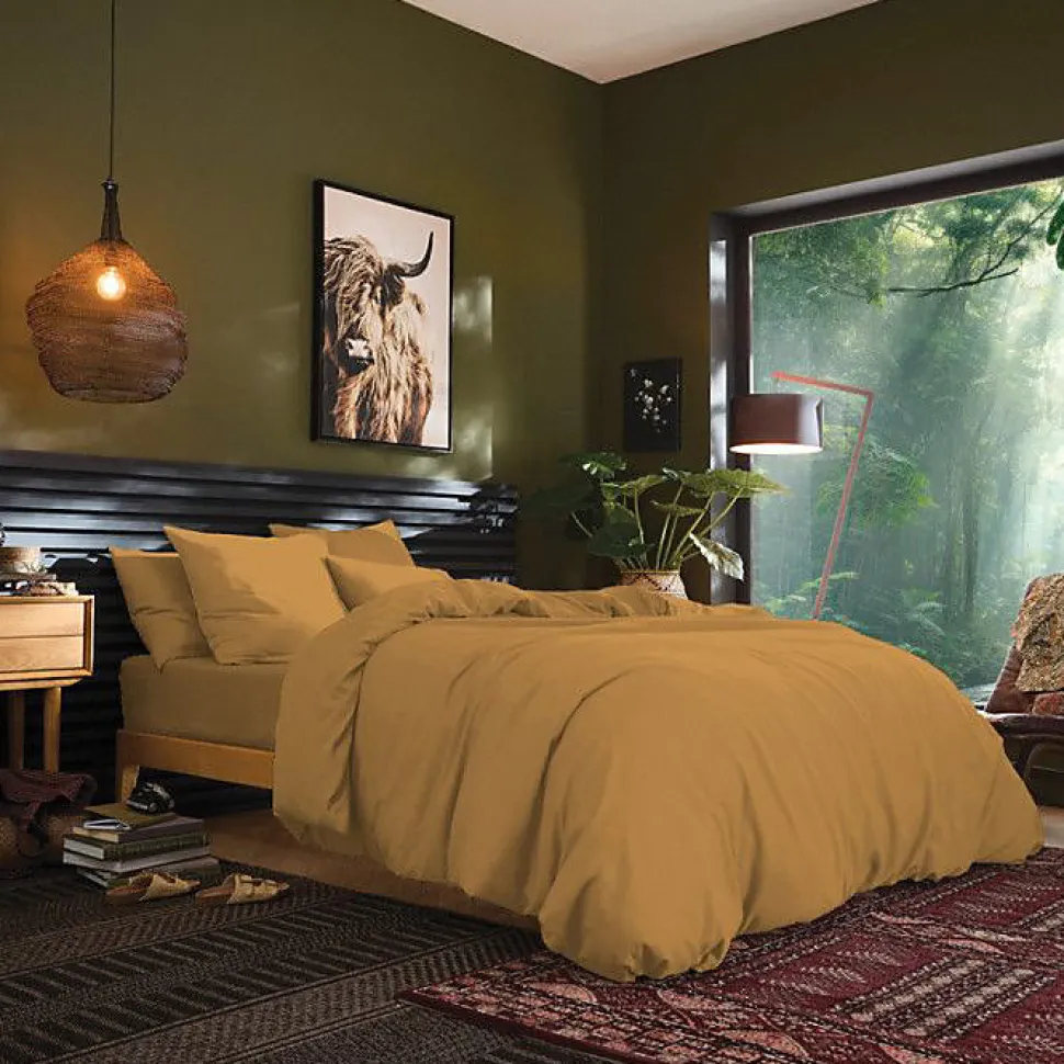 Housse de couette 260 x 240 cm "Prémium" pour lit 2 places King Size - Prémium Miel