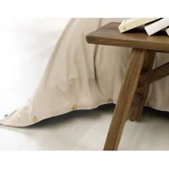Housse de couette "Candice" toutes dimensions Flanelle de Coton - Candice Sable - Housse de couette 140 x 200 cm