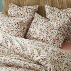 Housse de couette "Capucine" toutes dimensions "Gaze de Coton" - Capucine Pampa - Housse de couette 200 x 200 cm