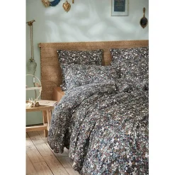 Housse de couette "Capucine" toutes dimensions "Gaze de Coton" - Capucine Minuit - Housse de couette 240 x 220 cm