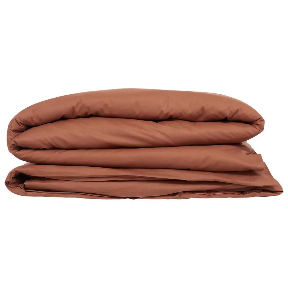 Housse de couette Carina en coton 200x140cm rose terracotta - Atmosphera