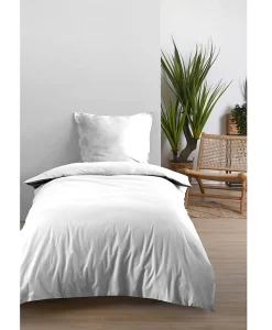 Housse de couette en coton uni Edenne
