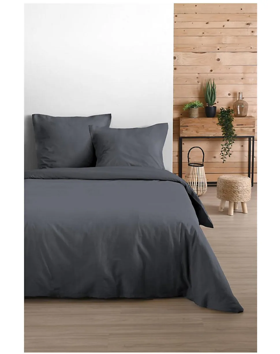 Housse de couette en coton uni Edenne