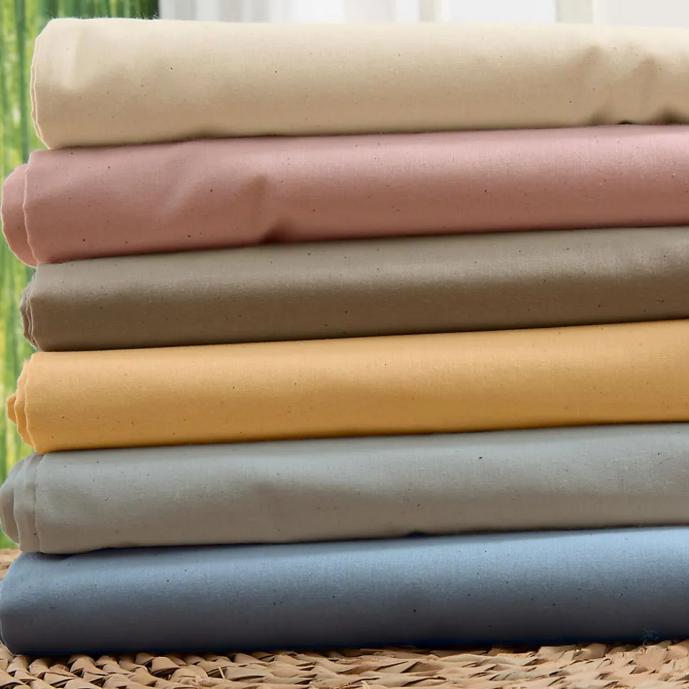 Housse de couette en coton biologique (260x240 cm - Sable)