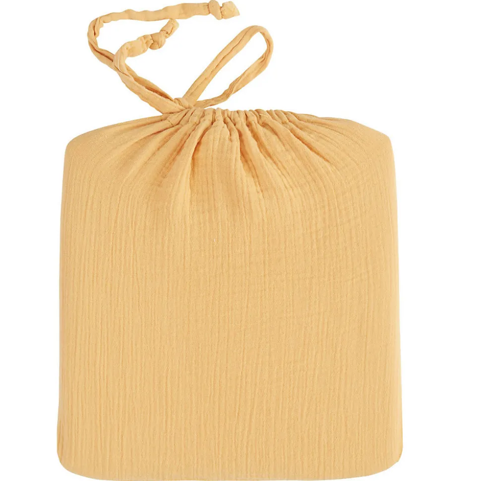 Housse de couette en gaze de coton Miel 200x200 cm LOFT