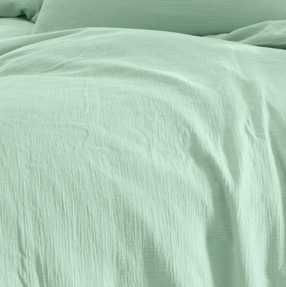 Housse de couette en gaze de coton Miel 200x200 cm LOFT