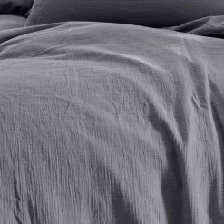 Housse de couette en gaze de coton Miel 200x200 cm LOFT