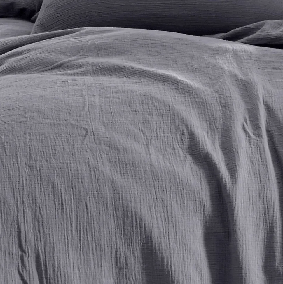 Housse de couette en gaze de coton Miel 200x200 cm LOFT