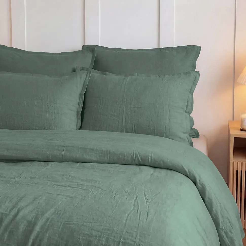 Housse de couette en gaze de coton Lichen 260x240 cm LOFT