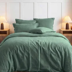 Housse de couette en gaze de coton Lichen 240x220 cm LOFT