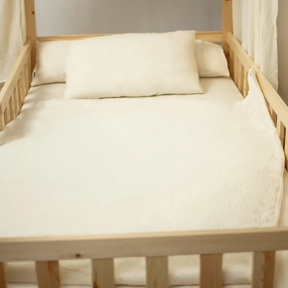 Housse de couette en gaze de coton Jeanne