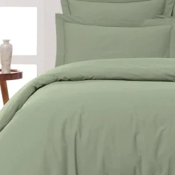 Housse de couette en percale coton Sauge 140x200 cm SOFT PERCALE