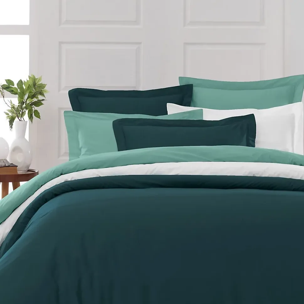 Housse de couette en percale coton Petrol 240x220 cm SOFT PERCALE