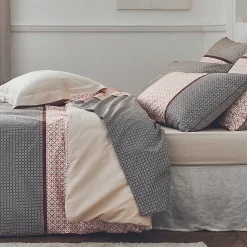 Housse de couette en percale (240x220 cm - Naturel)