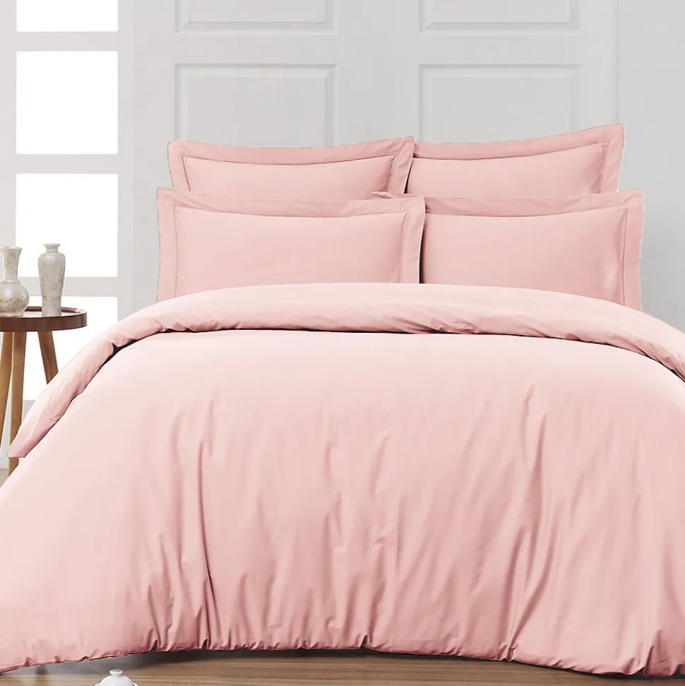 Housse de couette en percale coton Poudre 140x200 cm SOFT PERCALE