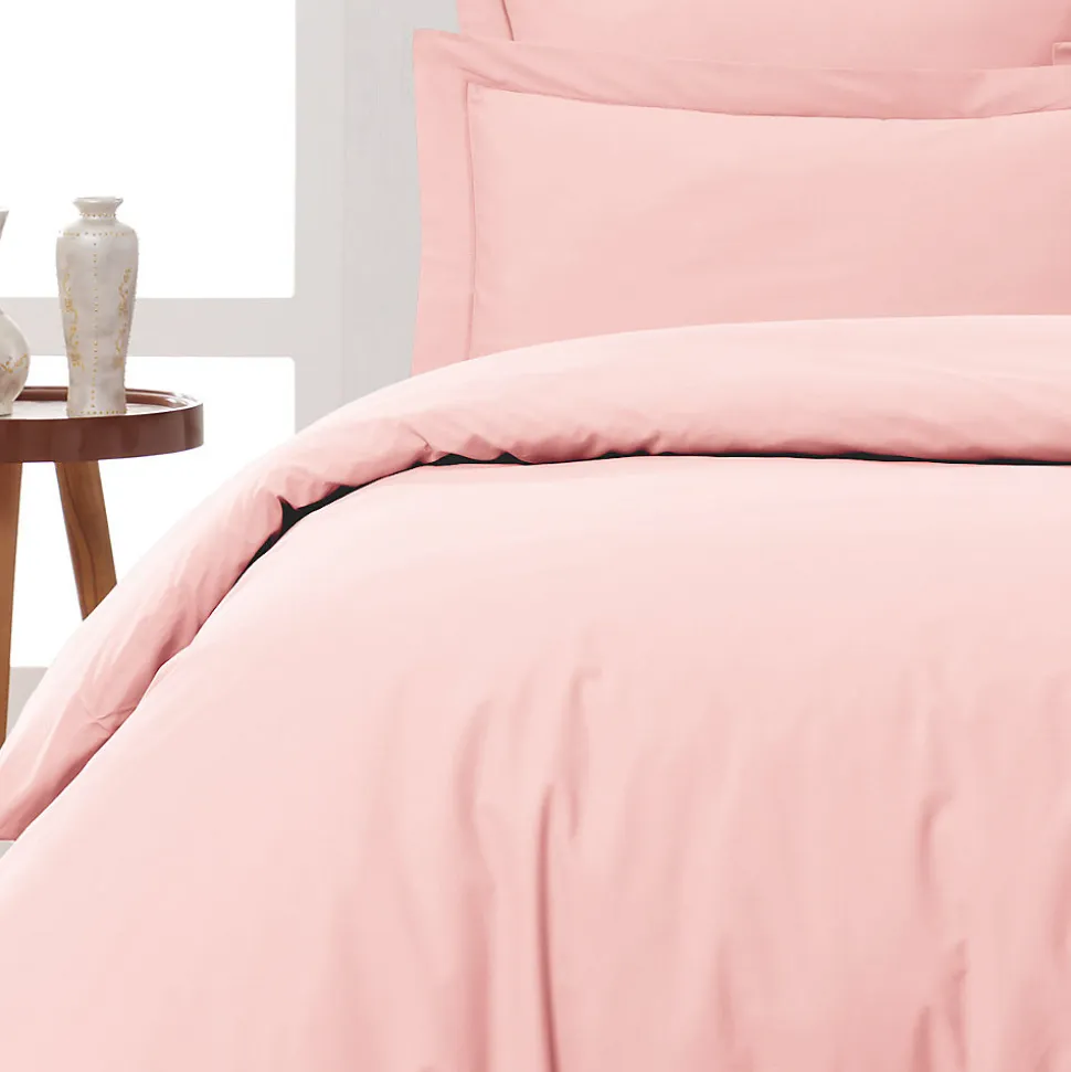 Housse de couette en percale coton Poudre 140x200 cm SOFT PERCALE