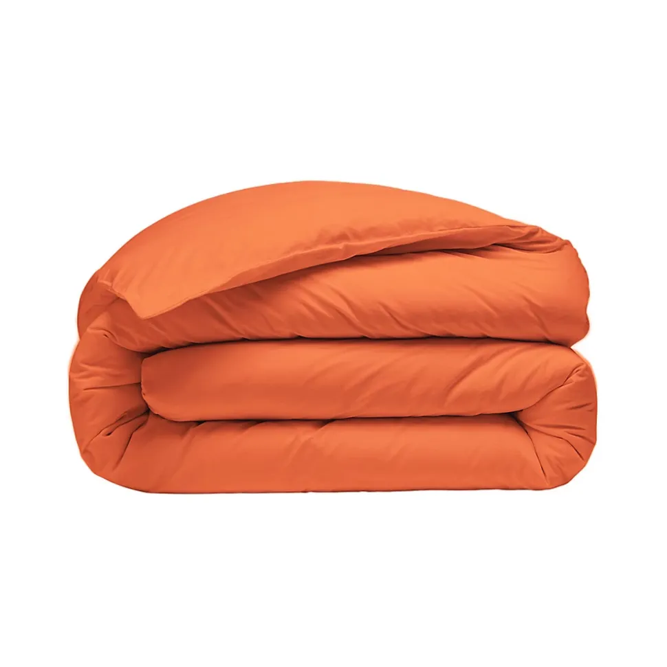 Housse de couette en percale coton Corail 200x200 cm SOFT PERCALE