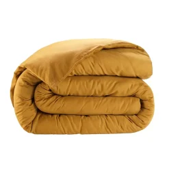 Housse de couette en satin de coton Uni