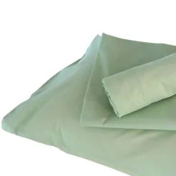 Housse de couette enfant uni (100x140 cm - Vert tilleul)