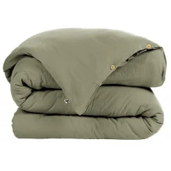 Housse de couette "Gaïa" toutes dimensions "Gaze de Coton" - Gaïa Romarin - Housse de couette 140 x 200 cm