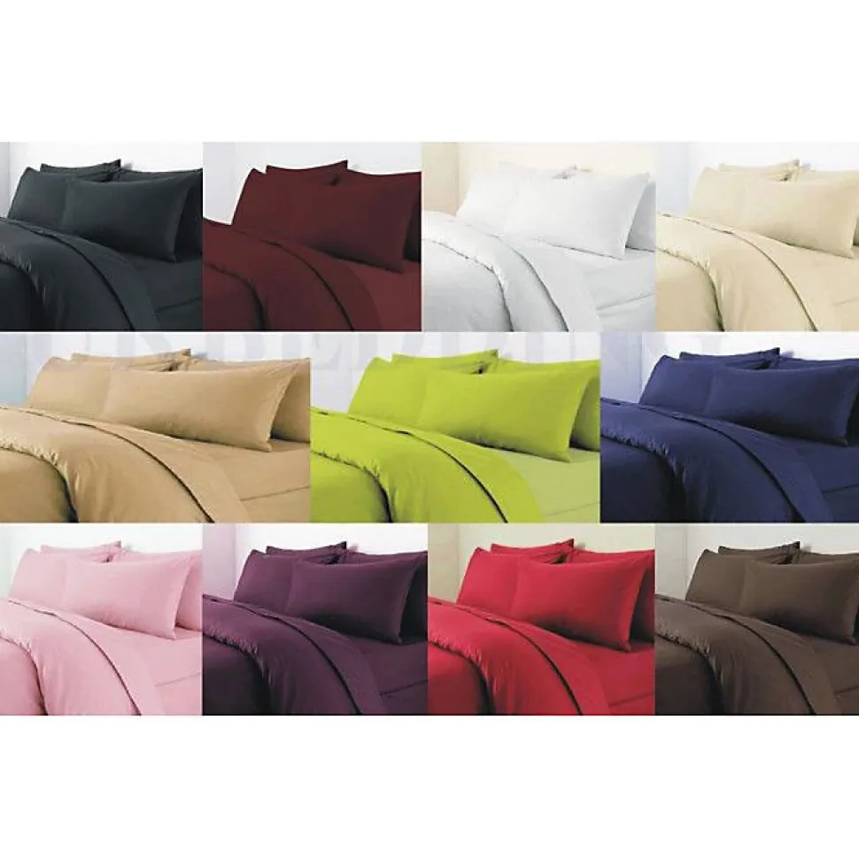 Housse de couette Gris perle 240 x 220 cm / 100% Coton / 57 Fils/cm² pour lit 2 places