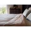 Housse de couette "Manoir" percale pur coton peigné longues fibres 80 fils/cm² Vent du sud - Acier - Housse de couette 260 x 240 c
