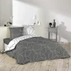 Housse de couette microfibre 220x240 Elton + 2 taies