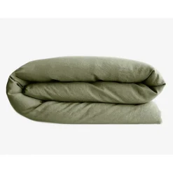 Housse de couette Palace 100% coton teint lavé Vent du sud - Palace Sauge - Housse de couette 260 x 240 cm