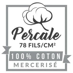 Housse de couette Percaline - Douceur d'Intérieur - Housse de couette 240 x 220