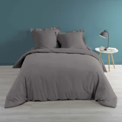 Housse de couette Percaline - Douceur d'Intérieur - Housse de couette 260 x 240