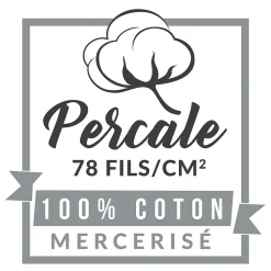 Housse de couette Percaline - Douceur d'Intérieur - Housse de couette 260 x 240