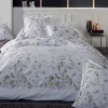 Housse de couette plumes à imprimés plumes (240x220 cm - Blanc)