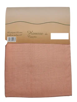 Housse de couette Polycoton Pêche - 2 personnes 220 x 240 - Toutes saisons - MORTREUX