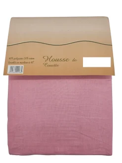 Housse de couette Polycoton Rose - 2 personnes 220 x 240 - Toutes saisons - MORTREUX
