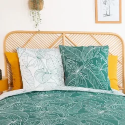 Housse de couette réversible 240x220 TILDA + 2 taies 100% coton adouci 57 fils/cm2