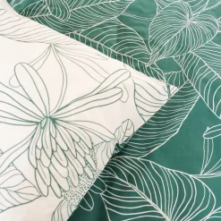 Housse de couette réversible 240x220 TILDA + 2 taies 100% coton adouci 57 fils/cm2