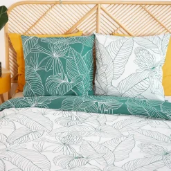 Housse de couette réversible 240x220 TILDA + 2 taies 100% coton adouci 57 fils/cm2