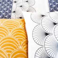 Housse de couette réversible 200x200 KERITA + 2 taies 100% coton adouci 57 fils/cm2