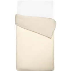 Housse de couette réversible gaze de coton & nid d'abeille