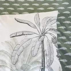 Housse de couette réversible 240x220 SOLI + 2 taies 100% coton adouci 57 fils/cm2