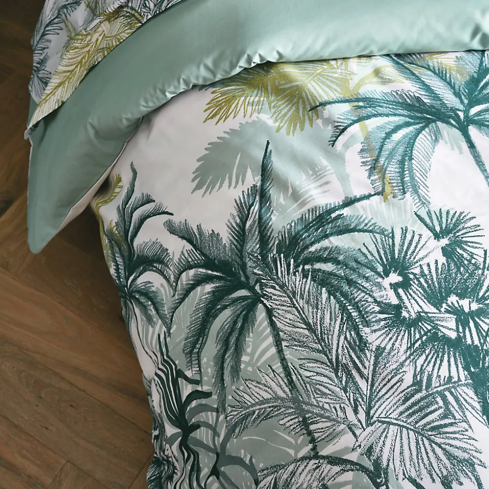 Housse de couette style colonial (240x220 cm - Vert)