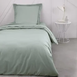 Housse de couette TODAY Essential - 140 x 200 cm - 1 personne - 100% Coton uni - Celdaon