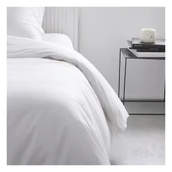 Housse de couette TODAY Essential - 140 x 200 cm - 1 personne - 100% Coton uni - Craie
