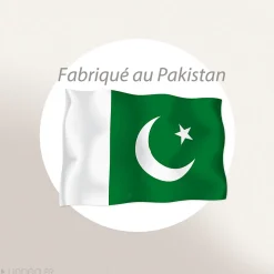 Housse de couette uni 240x220 cm percale de coton MANOIR gris Perle