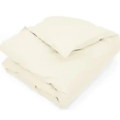 Housse de couette uni 280x240 cm coton ALTO Crème