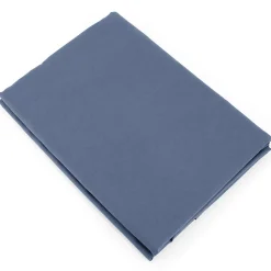 Housse de couette uni 260x240 cm coton ALTO bleu Jean