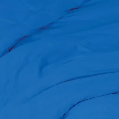 Housse de couette unie en coton Lavé (280x240 cm - Bleu Encre)