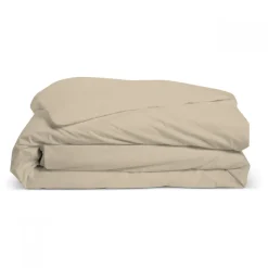 Housse de couette unie 140x200cm PERCALE LIN