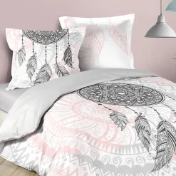 Housse de couette 200x200 + 2 taies Namaste coton